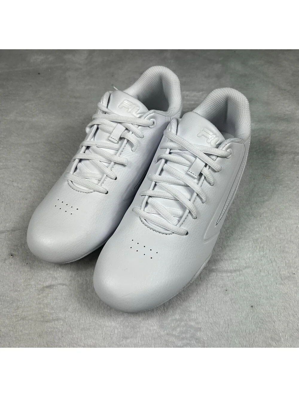 Fila Forlani Outline Flag Womens White Motorsport Inspired Sneakers Shoes 7.5
